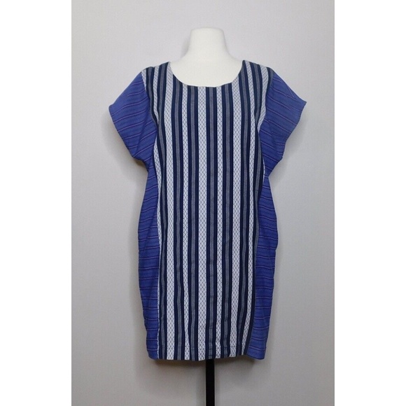 Anthropologie Dresses & Skirts - Anthropologie MO:VINT Tribal Woven Sack Tunic Dress Pockets Weekend ~ Medium
